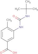 3-[(tert-Butylcarbamoyl)amino]-4-methylbenzoic acid