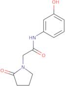 N-(3-Hydroxyphenyl)-2-(2-oxopyrrolidin-1-yl)acetamide