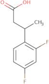 3-(2,4-Difluorophenyl)butanoic acid