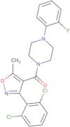 4-(2-fluorophenyl)piperazinyl 5-methyl-3-(2,6-dichlorophenyl)isoxazol-4-yl ketone