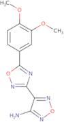 4-[5-(3,4-Dimethoxy-phenyl)-[1,2,4]oxadiazol-3-yl]-furazan-3-ylamine