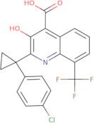 -2(-1(4-Chlorophenyl)Cyclopropyl)-3-Hydroxy-8-(Trifluoromethyl)Quinoline-4-Carboxylic Acid