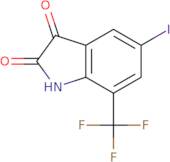 5-Iodo-7-(trifluoromethyl)indoline-2,3-dione