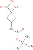 3-{[(tert-Butoxy)carbonyl]amino}-1-hydroxycyclobutane-1-carboxylic acid