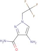 4-Amino-1-(2,2,2-trifluoroethyl)-1H-pyrazole-3-carboxamide