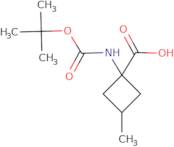 1-{[(tert-Butoxy)carbonyl]amino}-3-methylcyclobutane-1-carboxylic acid