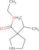 Ethyl 3-(propan-2-yl)pyrrolidine-3-carboxylate