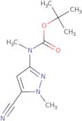 t-Butyl (5-cyano-1-methyl-1H-pyrazol-3-yl)(methyl)carbamate