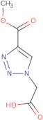 2-[4-(Methoxycarbonyl)-1H-1,2,3-triazol-1-yl]acetic acid