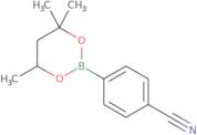 4-(4,4,6-Trimethyl-1,3,2-dioxaborinan-2-yl)benzonitrile
