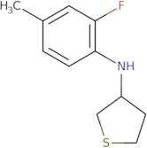 N-(2-Fluoro-4-methylphenyl)thiolan-3-amine