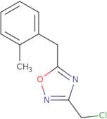 3-(Chloromethyl)-5-[(2-methylphenyl)methyl]-1,2,4-oxadiazole