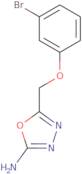 5-[(3-Bromophenoxy)methyl]-1,3,4-oxadiazol-2-amine