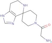2-Amino-1-{3,5,6,7-tetrahydrospiro[imidazo[4,5-c]pyridine-4,4'-piperidine]-1'-yl}ethan-1-one