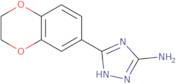 3-(2,3-Dihydro-1,4-benzodioxin-6-yl)-1H-1,2,4-triazol-5-amine