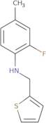 2-Fluoro-4-methyl-N-(thiophen-2-ylmethyl)aniline