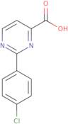 2-(4-Chlorophenyl)pyrimidine-4-carboxylic acid