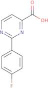 2-(4-Fluorophenyl)pyrimidine-4-carboxylic acid