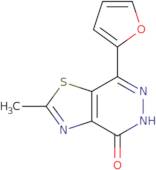 7-(2-Furyl)-2-methyl[1,3]thiazolo[4,5-d]pyridazin-4(5H)-one