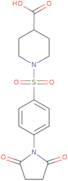 1-[4-(2,5-Dioxopyrrolidin-1-yl)benzenesulfonyl]piperidine-4-carboxylic acid