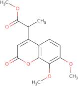 Methyl 2-(7,8-dimethoxy-2-oxo-2H-chromen-4-yl)propanoate