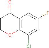 8-Chloro-6-fluorochroman-4-one