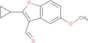 2-Cyclopropyl-5-methoxy-1-benzofuran-3-carbaldehyde