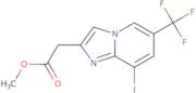 Methyl [8-iodo-6-(trifluoromethyl)imidazo[1,2-a]pyridin-2-yl]acetate