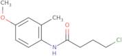 4-Chloro-N-(4-methoxy-2-methylphenyl)butanamide