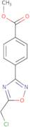 4-(5-Chloromethyl-[1,2,4]oxadiazol-3-yl)-benzoic acid methyl ester