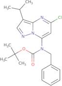 tert-Butyl benzyl(5-chloro-3-isopropylpyrazolo[1,5-a]pyrimidin-7-yl)carbamate