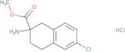 2-Amino-6-chloro-1,2,3,4-tetrahydro-naphthalene-2-carboxylic Acid Methyl Ester Hydrochloride