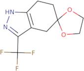 3'-(Trifluoromethyl)-1',4',6',7'-tetrahydrospiro[1,3-dioxolane-2,5'-indazole]