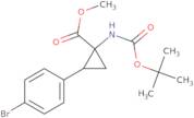 Methyl 2-(4-bromophenyl)-1-(Boc-amino)cyclopropanecarboxylate