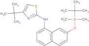 4-tert-Butyl-N-(7-(tert-butyldimethylsilyloxy)naphthalen-1-yl)thiazol-2-amine