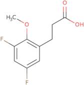 3-(3,5-Difluoro-2-methoxyphenyl)propionic acid