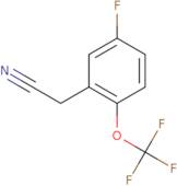 5-Fluoro-2-(trifluoromethoxy)phenylacetonitrile