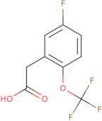 5-Fluoro-2-(trifluoromethoxy)phenylacetic acid