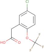 5-Chloro-2-(trifluoromethoxy)phenylacetic acid