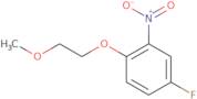 4-Fluoro-1-(2-methoxyethoxy)-2-nitrobenzene