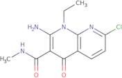2-Amino-7-chloro-1-ethyl-N-methyl-4-oxo-1,4-dihydro-1,8-naphthyridine-3-carboxamide