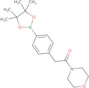 1-Morpholino-2-(4-(4,4,5,5-tetramethyl-1,3,2-dioxaborolan-2-yl)phenyl)ethanone