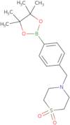 4-(4-(4,4,5,5-Tetramethyl-1,3,2-dioxaborolan-2-yl)benzyl)thiomorpholine 1,1-Dioxide