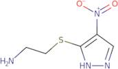 2-[(4-Nitro-1H-pyrazol-5-yl)sulfanyl]ethan-1-amine