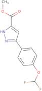 Methyl 5-[4-(difluoromethoxy)phenyl]-1H-pyrazole-3-carboxylate