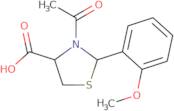 3-Acetyl-2-(2-methoxyphenyl)-1,3-thiazolidine-4-carboxylic acid