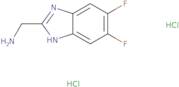 1-(5,6-Difluoro-1H-1,3-benzodiazol-2-yl)methanamine dihydrochloride