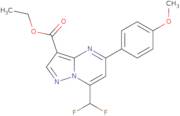 7-Difluoromethyl-5-(4-methoxy-phenyl)-pyrazolo[1,5- A ]pyrimidine-3-carboxylic acid ethyl ester