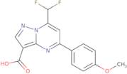 7-(Difluoromethyl)-5-(4-methoxyphenyl)pyrazolo[1,5-a]pyrimidine-3-carboxylic acid