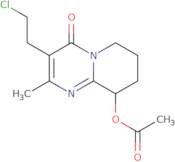 9-(Acetyloxy)-3-(2-chloroethyl)-6,7,8,9-tetrahydro-2-methyl-4H-pyrido[1,2-a]pyrimidin-4-one